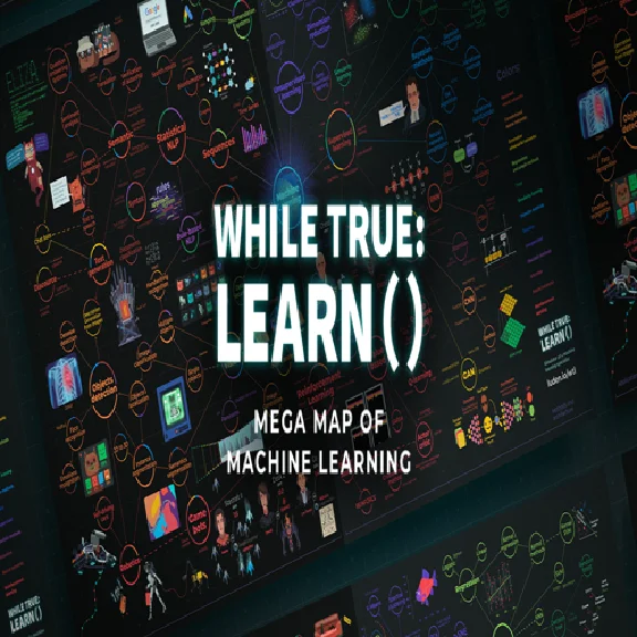 🧸 while True: learn() Mega Map of Machine Learning ✅ G