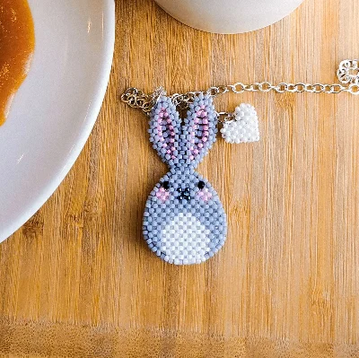 Схема для бисера: Пасхальный кролик 🐰 RU|EN