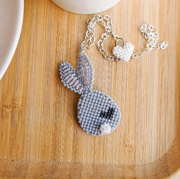 Схема для бисера: Пасхальный кролик 🐰 RU|EN