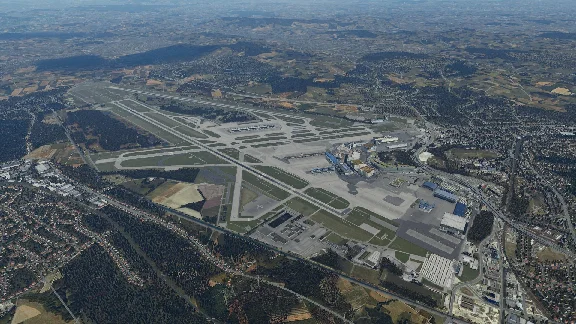 X-Plane 12 Add-on: Aerosoft - Airport Zurich V2.0 DLC