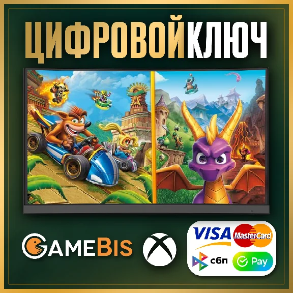 🟢 Crash Team Racing Nitro-Fueled + Spyro Game Bundle🔑