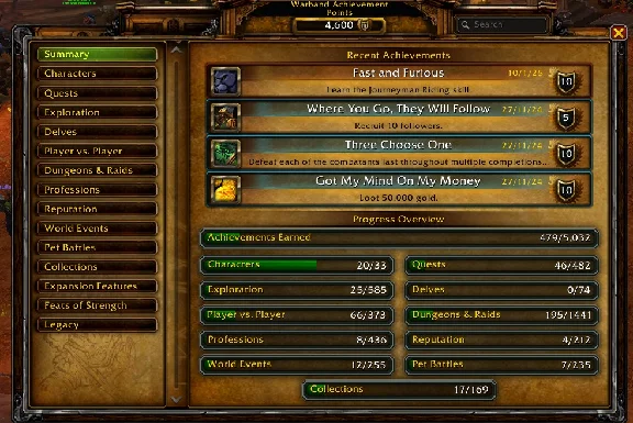 Battle.net KZ WoW Account boosted (BFA/Shadowlands)