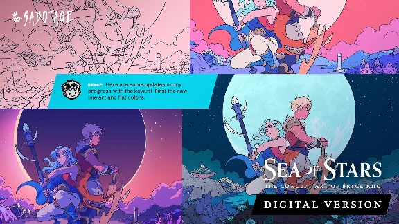 ✅💙SEA OF STARS - DIGITAL ARTBOOK💙STEAM GIFT🤖АВТО