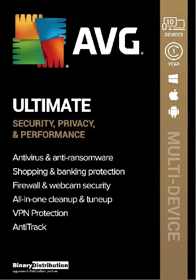 AVG Ultimate 2025 Key (1 Year / 10 Device) - Global Key