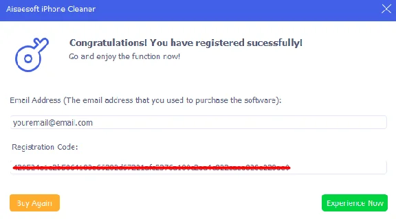 ✴️ Aiseesoft iPhone Cleaner 🔑 1 Year Registration Code