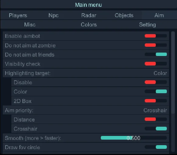 working safe cheat Crooked Arms for game SCUM