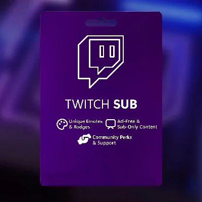 🟪 TWITCH GIFT SUB 🎁 1-3-6-MONTH 🌍TWITCH SUBSCRIPTION