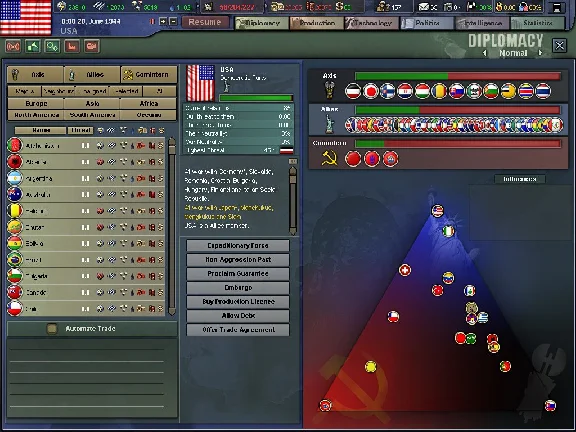 ⭐️Hearts of Iron III Collection (2011) / Steam Key / RU
