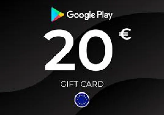 Подарочная карта Google Play на 20 евро.