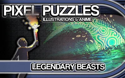 Pixel Puzzles Illustrations Anime Jigsaw Leg. Beasts
