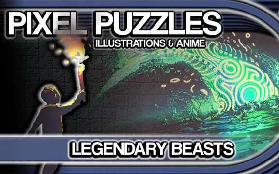Pixel Puzzles Illustrations Anime Jigsaw Leg. Beasts