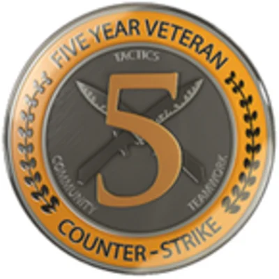 🥇CS 2 Prime Status ✅15YEAR BADGE🥇5 YAERS VETERAN coin