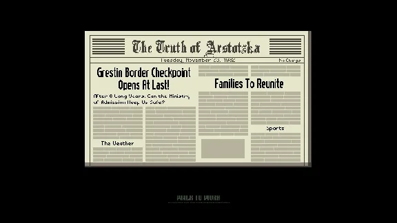 ⭐️Papers, Please / Steam Key / RU+Global