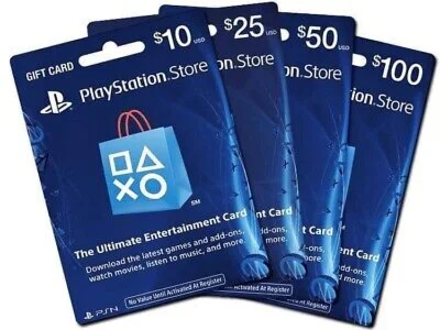 Карта оплаты PlayStation Network (USA) 1-300$. ЦЕНА✅