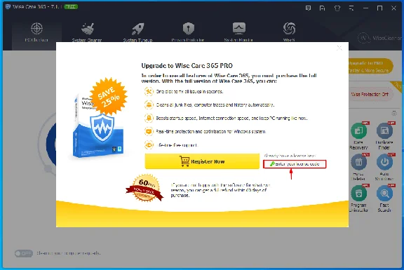 ⏺️ Wise Care 365 Pro ⏺️ 6 Month Account License Key 🔑