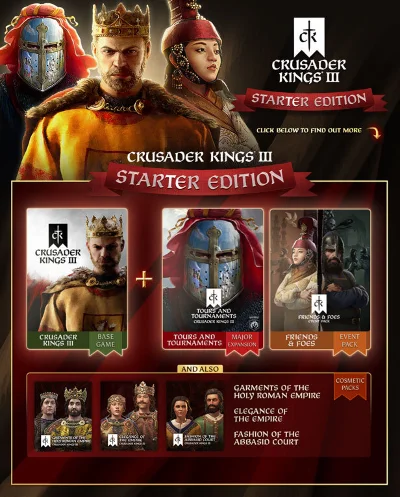 Crusader Kings III: Starter Edition (Steam Gift Россия)
