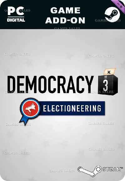 ✅💙DEMOCRACY 3: ELECTIONEERING💙STEAM GIFT🤖AUTO