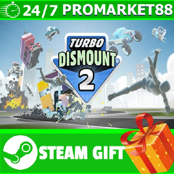 ⭐️ALL COUNTRIES⭐️ Turbo Dismount 2 STEAM GIFT