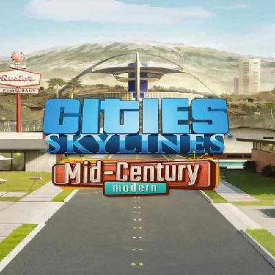 🔴 Cities: Skylines - CCP: Mid-Century Modern ✅ EGS DLC
