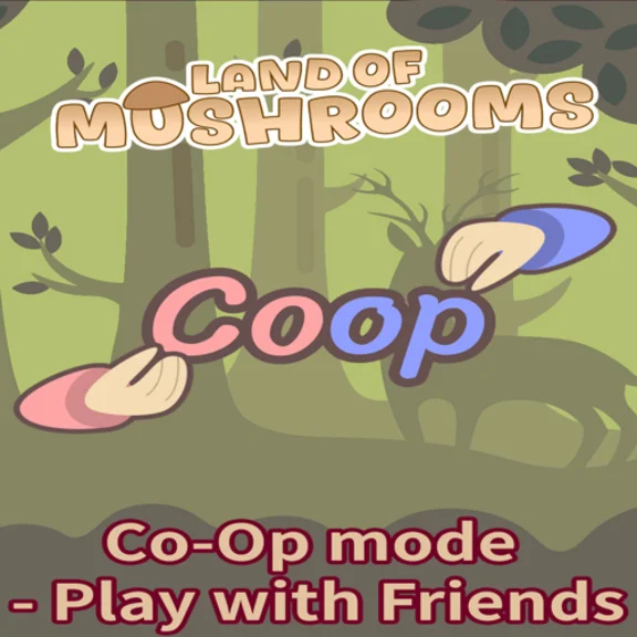 🔴 Co-Op mode - Play with Friends - Land of Mushrooms ✅