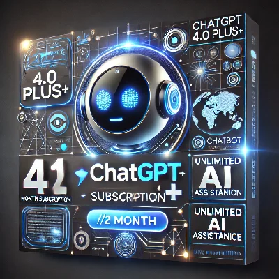 ChatGPT 4.0 PLUS+ | 1-Month Subscription Shared 7 USERS