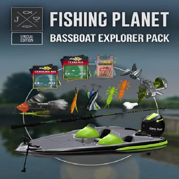 🔴 Fishing Planet: BassBoat Explorer Pack ✅ EGS DLC 🔴 