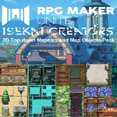 🔴 ISEKAI CREATORS 2D Top-down Maptiles and Map Objects