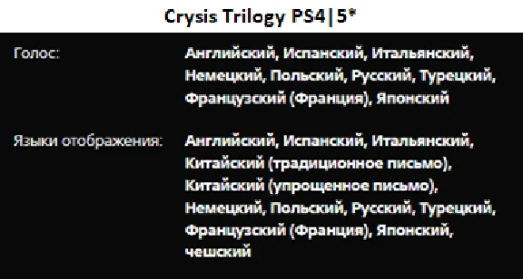 Crysis Remastered Trilogy PS4|PS5 P3 Rent from 15 days