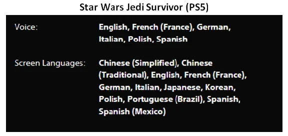 Star Wars Survivor + Fallen Order PS5 Аренда от 7 дней