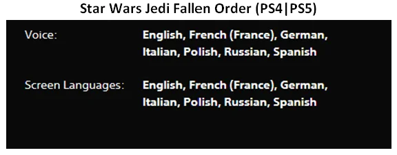 Star Wars Survivor + Fallen Order PS5 Аренда от 7 дней