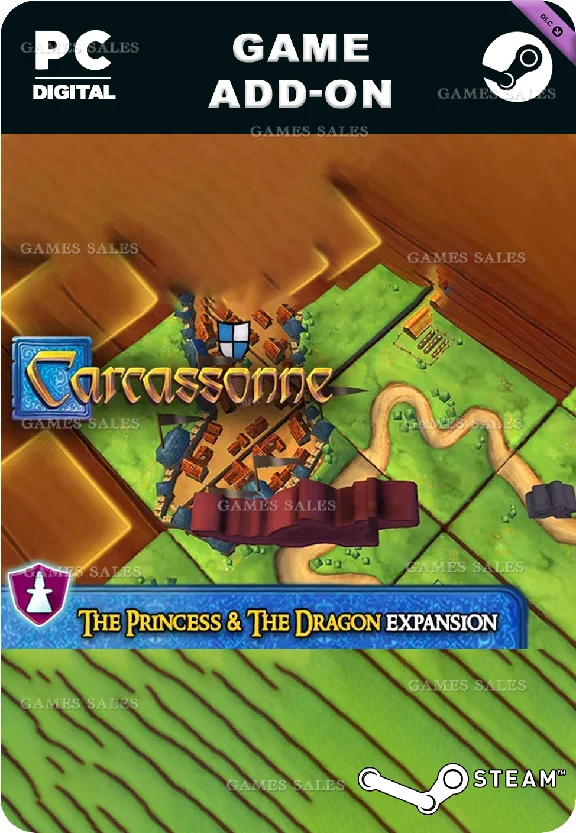 ✅💙CARCASSONNE - THE PRINCESS & THE DRAGON EXPANSION💙