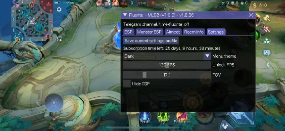 Fluorite Mobile Legends Bang Bang Working Cheat for IOS