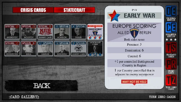 ✅💙TWILIGHT STRUGGLE - TURN ZERO & PROMO CARDS💙STEAM