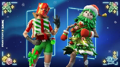 Fortnite, 3 Skins, Holiday Boxy, Full Access
