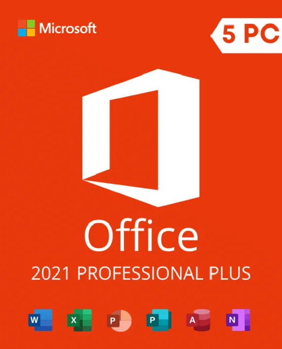 Office 2021 Pro Plus key 5 PC Instant Delivery