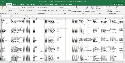 Database of floor covering stores in Russia