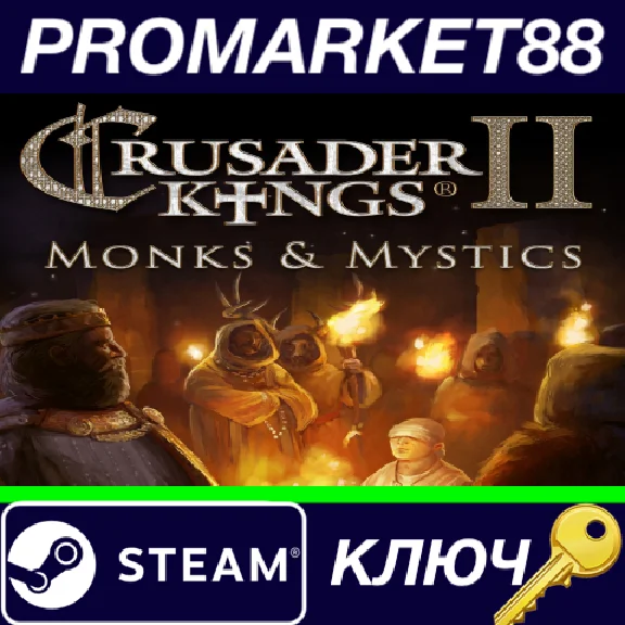 ⭐ Crusader Kings II - Monks and Mystics DLC Steam Key