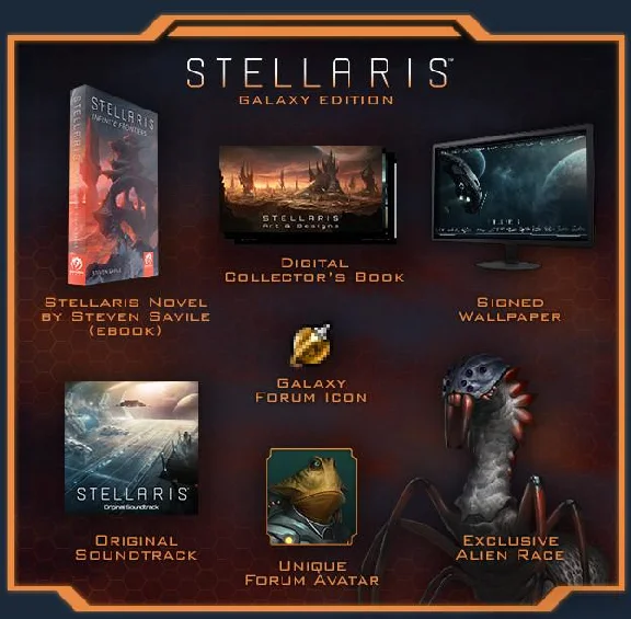 ⭐ Stellaris - Galaxy Edition Upgrade Pack DLC PC Steam 