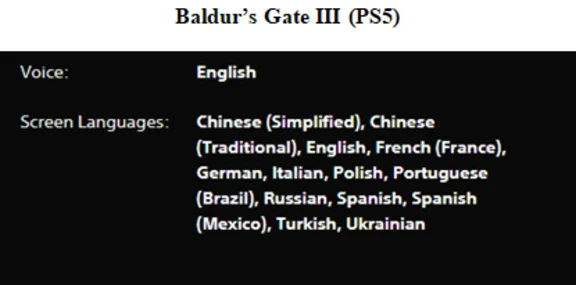 Baldur´s Gate 3 PS5 П3 Аренда от 15 дней