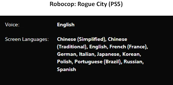 RoboCop: Rogue Сity PS5 P3 Rent from 15 days