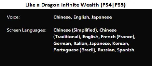 LikeADragon:Infinite Wealth PS4|PS5 P3 Rent from 15 day