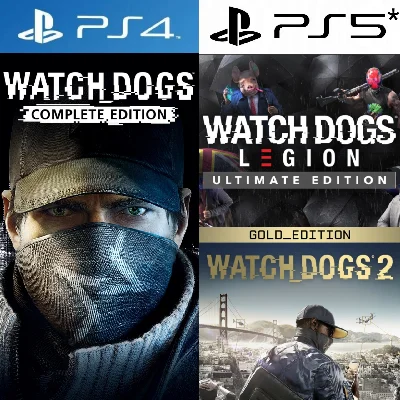 Watch Dogs 1 & 2 + Legion PS4|5* Аренда от 10 дней