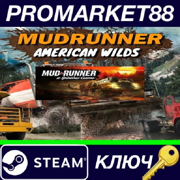 ⭐ Spintires: MudRunner American Wilds Edition PL/RU Lan