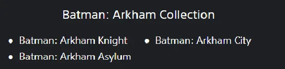 Suicide Squad:KtJL PS5+Batman Arkham Coll. PS4|5* Rent