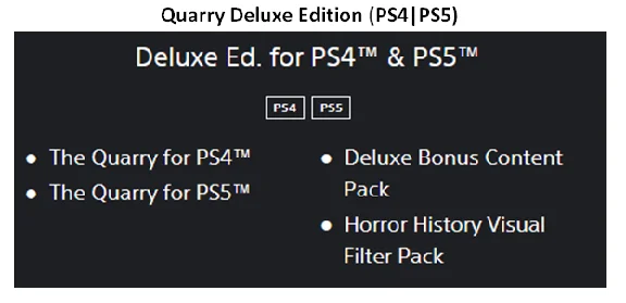 The Chant + Layers of Fear PS5 + Quarry PS4|PS5 Аренда