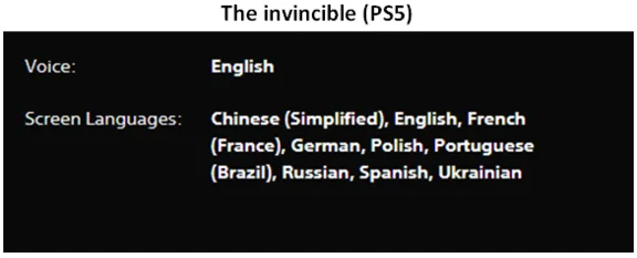 The Invincible + Fort Solis PS5 P2 Rent from 10 days