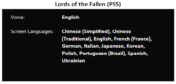 Lords of Fallen 2023 PS5+LOTF14 PS4|5*Rent from 10 days