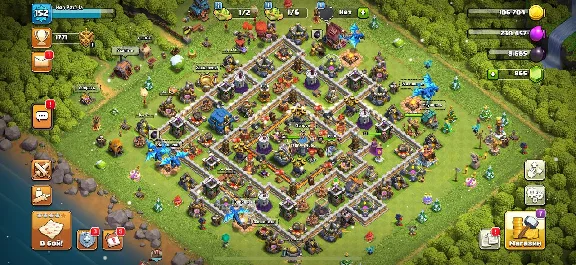 Clash Of Clans 12 TX, BH 9, 50/50/23/20/0, Description