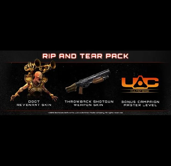 ⭐ DOOM Eternal - Rip and Tear Pack DLC PC Steam Key 🔑G