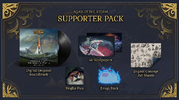 ⭐ Against the Storm - Supporter Pack DLC Steam Key